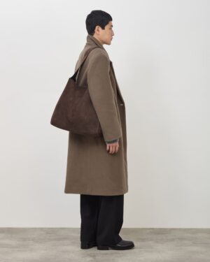 Alternative view of Scandicci Suede Slouch Bag - Dark Brown