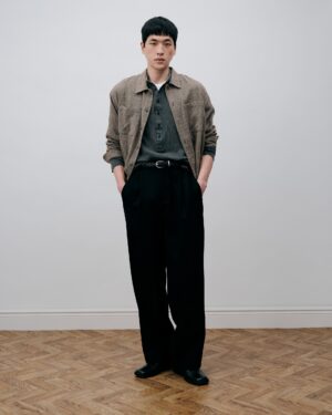 Alternative view of Portuguese Flannel Shirt - Beige and Brown