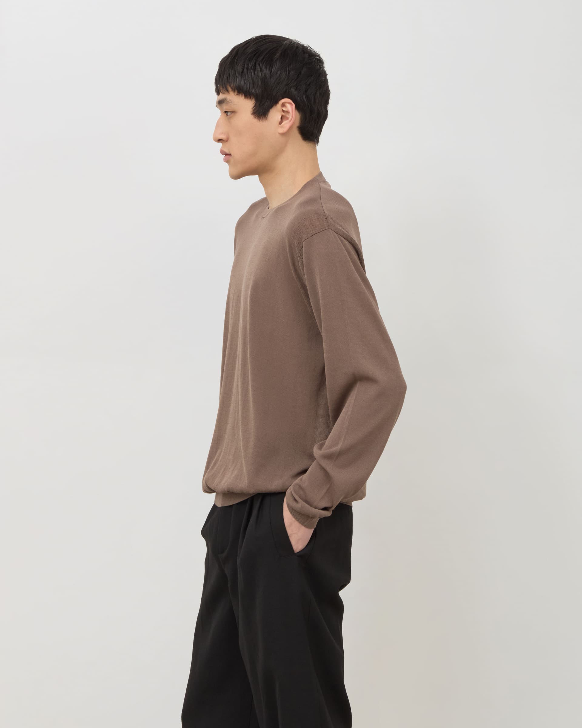 Elba Knit Long Sleeve - Mocha - Ảnh 5
