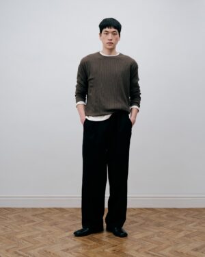 Alternative view of Pelosa Knit Long Sleeve - Dark Olive