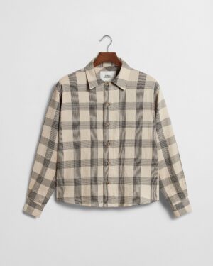 Portuguese Flannel Shirt - Cream and Black