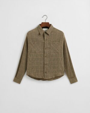 Portuguese Flannel Shirt - Beige and Brown